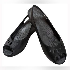 CROCS Black Sandals Lightweight Water-Resistant